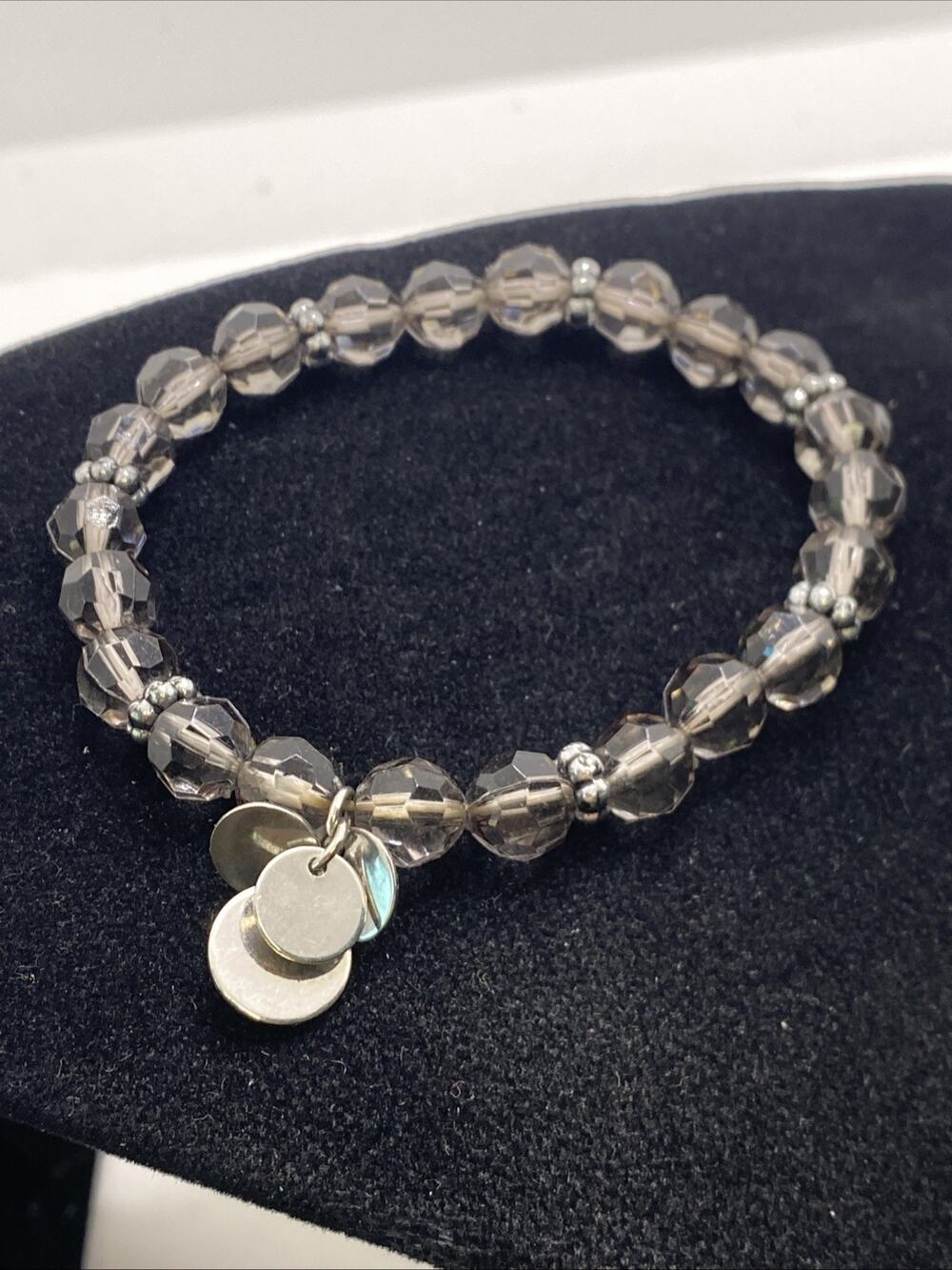 Womens Clear Beaded Fashion Bracelet